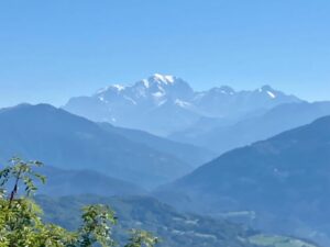 Vue sur le Mont Blanc